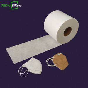 N99 N95 Filter wajah medis sejuk 100% Polipropilena kain tenun tidak ditiup EN14683 penggunaan Rumah Sakit - Product Image 3