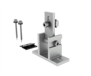 Pierna tipo techo plano <span class=keywords><strong>solar</strong></span> soporte ajustable 10-15deg 15-30deg 30-60deg - Product Image 2