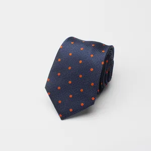 Business Suit Accessories Wholesale Customs Fashion All Kinds Of Silk Dot Manufacturer Luxury Pure Silk Neckties For Men