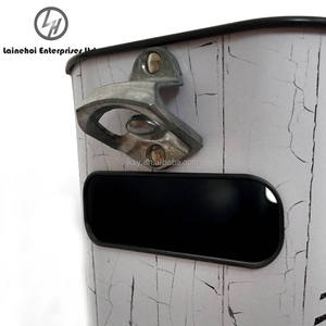 Custom Logo Eco-Friendly Tin Rectangular <b>Metal</b> Ice Bucket New Fashion Style Beverage <b>Tubs</b> for Bottles - Product Image 5