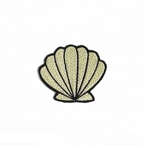 <span class=keywords><strong>Seashell</strong></span> Phim Hoạt Hình Tùy Chỉnh Sắt Trên Các Bản Vá Thêu - Product Image 5