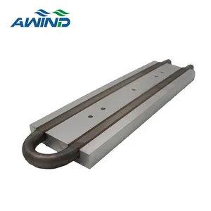 Liquid cold plate with stainless steel electrical plate type tubular heat exchanger for aluminum liquide water cooling heatsink