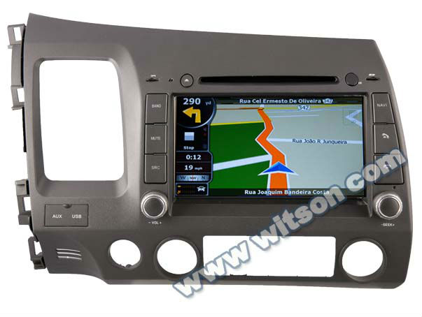 WITSON магнитола для HONDA CIVIC (2006-2011) A8 автомобиль с платформой Чипсет S100