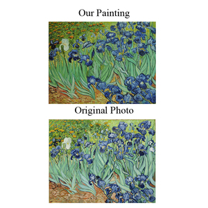 Famosa Arte Iris <span class=keywords><strong>Van</strong></span> <span class=keywords><strong>Gogh</strong></span> Dipinti Ad Olio Riproduzione su Tela di Canapa - Product Image 2