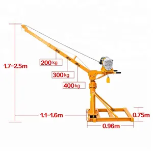 Portatile mini decorazione gru di sollevamento ascensori