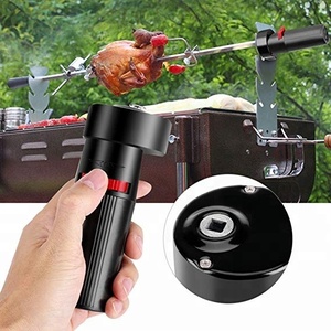 Motor de Acero Inoxidable de 4.2 RPM para <span class=keywords><strong>Asador</strong></span> de Barbacoa, <span class=keywords><strong>Asador</strong></span> Eléctrico Giratorio para Exteriores, Brochetas para Barbacoa, 1.5V CE - Product Image 2