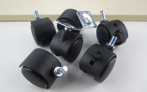 Plastik-Bürostuhl Ersatz Rotorrad Stiel schwenkbarer Typ leichtgefertigte Möbel-Radroller mit Bremse - Product Image 4