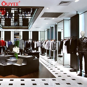 Modern Men's Clothing Shop Furniture Design Garment Store Cloth Display Stand <strong>Clothes</strong> <strong>Shelf</strong> - Product Image 4