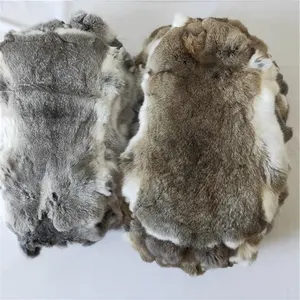 Clothing Accessories High Quality Raw Rabbit Fur Natural Rabbit Skin Real Genuine Rabbit Fur