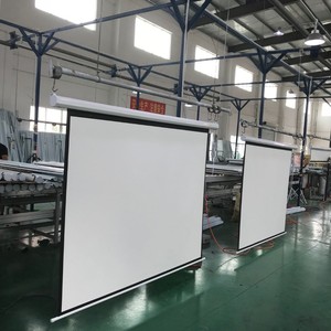 トリガー付きホームシアター用高品質80インチ格納式電動電動プロジェクタースクリーン