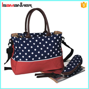 Meilleur mama mode bébé sacs à couches, portable bébé diper sac avec étanche matelas à langer - Product Image 1