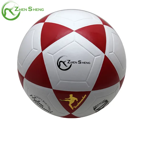 Zhensheng Customized Logo Soccer Ball PU PVC TPU Match Football
