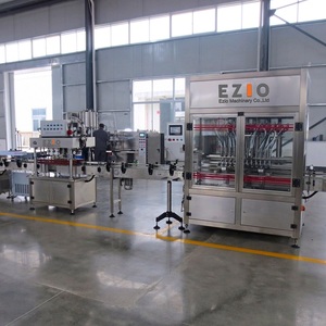 Factory Supply 4 Nozzle Sweetened Condensed Milk Curd Bottle Fillign and Capping Machine / <strong>Liquid</strong> Yogurt Filling <strong>Line</strong> - Product Image 2