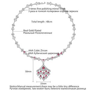 LUOTEEMI Elegant <strong>Long</strong> <strong>Necklace</strong> a AA Cubic Zirconia <strong>Women</strong> Jewelry Pendant <strong>Necklace</strong> Wedding Gift - Product Image 2