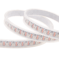 Bande lumineuse LED programmable RGB WS2812 WS2812B IP65 5 mm découpable et adressable pour éclairage décoratif
