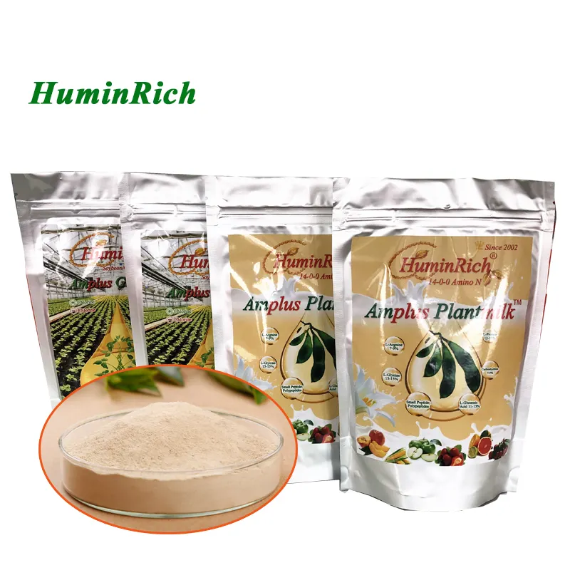 Huminrich Amplus SY2011-6 Nutrisi Tanaman Pupuk Pertanian Amino Acid Powder Cocok untuk Pertumbuhan Jamur dan Lobak