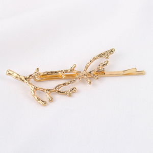 Accesorios para el cabello <span class=keywords><strong>de</strong></span> mujer a la moda Clip <span class=keywords><strong>de</strong></span> pelo triangular <span class=keywords><strong>de</strong></span> Metal <span class=keywords><strong>de</strong></span> aleación geométrica para el cabello Luna círcu - Product Image 3