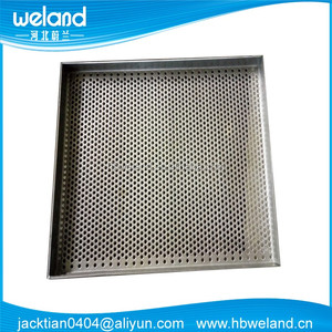 Khay Lưới Thép Không Gỉ Đục Lỗ Tròn Đục Lỗ Thực Phẩm Theo Yêu Cầu - Product Image 3