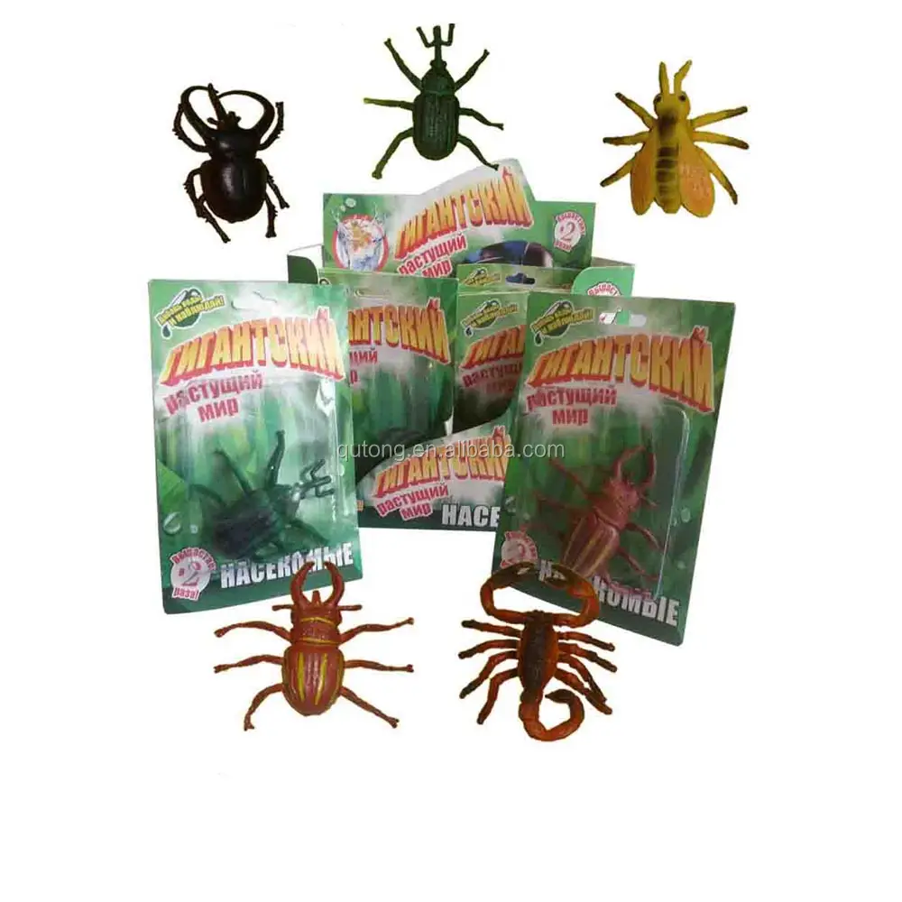 2021 new product custom blister insect toy grows magical children's toy in the water