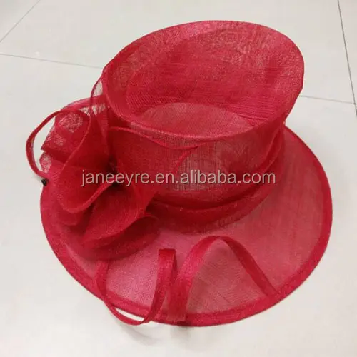 Topi Gereja Wanita Desain Baru untuk Pesta dan Pernikahan Grosir Topi Sinamay Fascinator