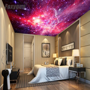 Película decorativa <span class=keywords><strong>de</strong></span> PVC <span class=keywords><strong>para</strong></span> techo, diseño <span class=keywords><strong>de</strong></span> estrellas nocturnas, <span class=keywords><strong>para</strong></span> paneles <span class=keywords><strong>de</strong></span> pared, gran oferta - Product Image 4