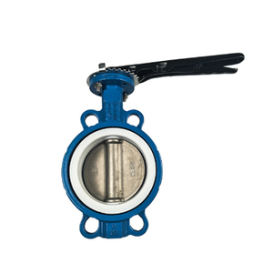 <span class=keywords><strong>Ácido</strong></span> clorhídrico resistente al fuerte corrosivo medio palanca cuatro flúor de grado de alimentos de la válvula de mariposa - Product Image 5
