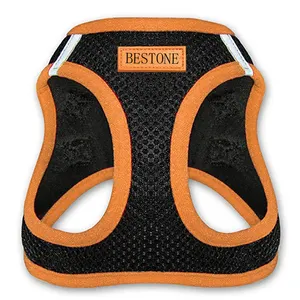 Wholesale Reflective No Pull Step-in Mesh Dog Harness Padded Pet Vest Adjustable For Dogs All Weather