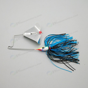 Leurre de pêche à gabarit à 2 lames, spinnerbait buzzer pour poisson au plomb - Product Image 3