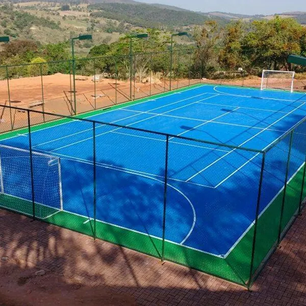 Suelo de baldosas de cancha de voleibol de tenis extraíble