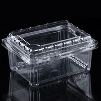 Boîte en plastique PET de qualité alimentaire pour sushis, sandwichs, gelées, aliments pour bébés, pizzas, nouilles, jus - Forme rectangulaire