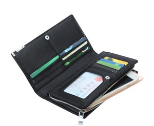 2025 nuovi uomini Modulare lunga vera pelle portafoglio <span class=keywords><strong>pochette</strong></span> con cerniera tasca del telefono