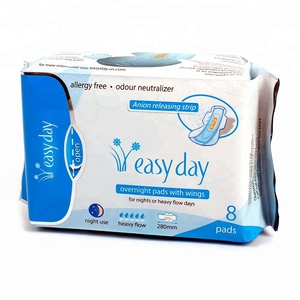 Cotton sanitary pad brands anion chip ion sanitary napkins