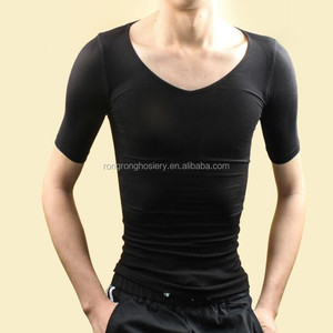 Estomac Abs Contrôle Shapewear Sous-Vêtements <span class=keywords><strong>Corest</strong></span> Compression T-Shirt hommes shapwear - Product Image 1