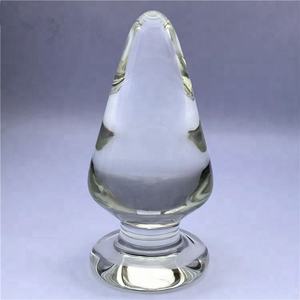 Mainan seks steker bokong anal kristal kaca 3 jenis, produk seks dengan proses pendinginan pengaman kualitas tinggi mainan seks untuk pria wanita - Product Image 3