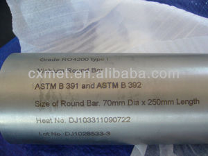 NbTi ความบริสุทธิ์สูงไทเทเนียม-ไนโอเบียม Superconductor แท่งโลหะผสม - Product Image 2