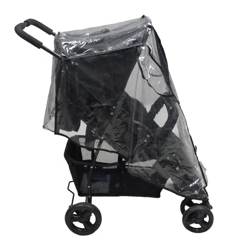 Custom Baby Stroller with Zipper Front Door Rain Cover Accessories All-season 0-36 Months Polyester Universal