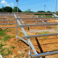 Supports de montage pour panneau solaire, kit de montage sur sol, 1MW, pour panneaux solaires