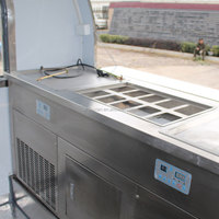 JX-FR220W Fabriek Prijs Populaire Straat Catering Trailer Mobiele Voedsel Vrachtwagen, Voedsel Trailer Met Vin