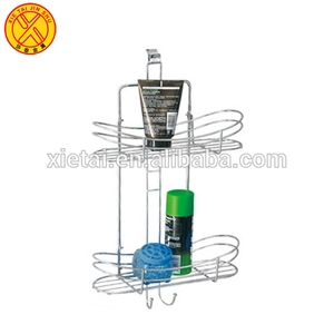 Bán Buôn Banyo Aksesuarlari 2 Tier Tam Giác Tường Dây Kệ Phòng Tắm/Dây Lưu Trữ Phòng Tắm Giá - Product Image 3