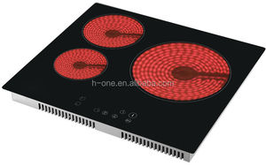 Calentamiento rápido 6200 w vitrocerámica, vitrocerámica eléctrica con cena gran zona de calentamiento, cerámica <span class=keywords><strong>cocina</strong></span> multiuso - Product Image 5