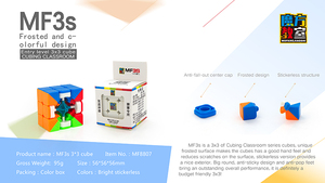 Cubo MoYu MF3S Best Seller Colorato Luminoso Senza Adesivi - Product Image 5