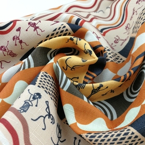 Pas cher Imprimé floral Coton Élasthanne <span class=keywords><strong>Lycra</strong></span> Tissu - Product Image 6