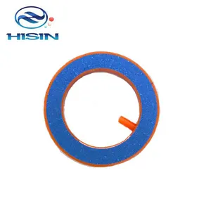 HiSin/HaiXin AS014 orange&blue 75*50*H12mm In bulk Fish farm circle air stone aquarium accessories,fish tank decoration