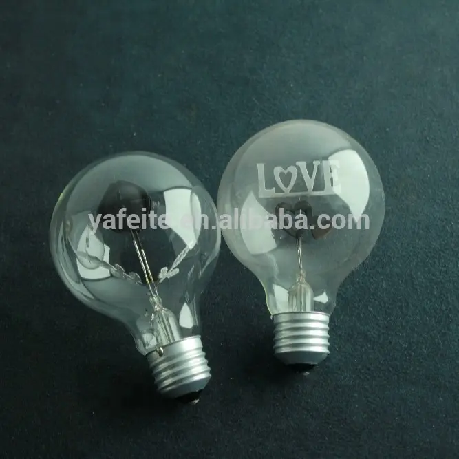 Wholesale Hight quality 220/240V 1W/2W/3W G80 Flash bulb rose and flower decorative bulb for indoor lighting