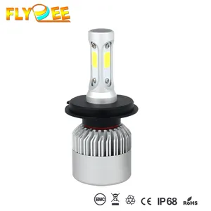 Flydee כל אחד CE ROHS LED H4 פנסי S2 8000LM רכב H7 הוביל נורות פנס רכב ערפל האור H4