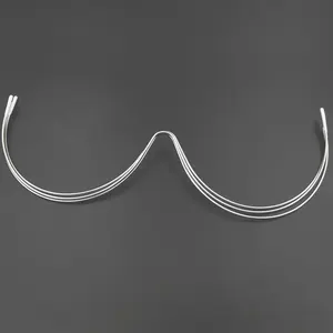 Fil métallique en forme de W <span class=keywords><strong>pour</strong></span> <span class=keywords><strong>soutien</strong></span>-<span class=keywords><strong>gorge</strong></span>, idéal <span class=keywords><strong>pour</strong></span> maillots de bain et robes de mariée - Product Image 1