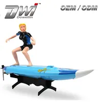 DWI-Barco de plástico a control remoto, surfista, 2310G, 2,4
