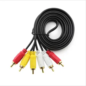 Commercio all'ingrosso HD Cavo AV Rca Cavo 3RCA per 3RCA Cavo di 1.5M