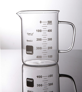 प्रयोगशालाओं संभाल के साथ <span class=keywords><strong>500ml</strong></span> Borosilicate ग्लास मापने बीकर - Product Image 1