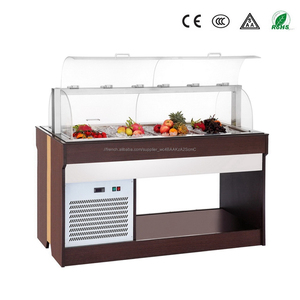 Chine fabricant commerciale en bois de refroidissement vitrines équipements <span class=keywords><strong>buffet</strong></span> de pour hôtel - Product Image 3